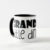 De kleine dinosaurus van opa's Quote l Fathers Day Mok (Voorkant links)