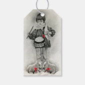 De kleine drummer Boy Gift Labels Cadeaulabel (Voorkant)