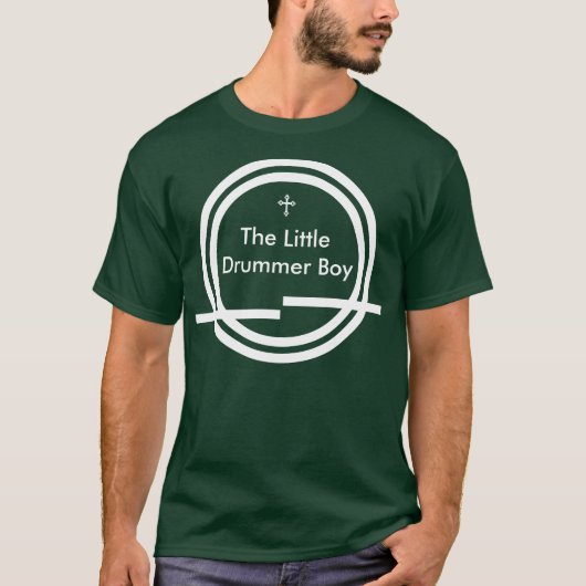 De kleine drummer jongen t-shirt (Voorkant)