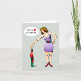 De kleine Elf-kerstkaart Feestdagen Kaart