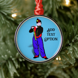 De kleine fluitist van Manet Metalen Ornament