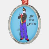 De kleine fluitist van Manet Metalen Ornament (Links)