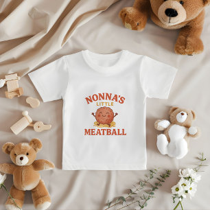 De kleine gehaktbal Baby van Nonna   Schattige Ita T-shirt