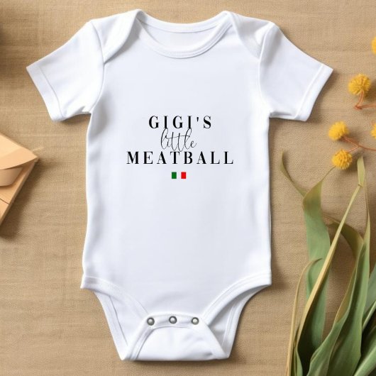 De kleine gehaktbal van Gigi | Schattigee Italiaan Romper