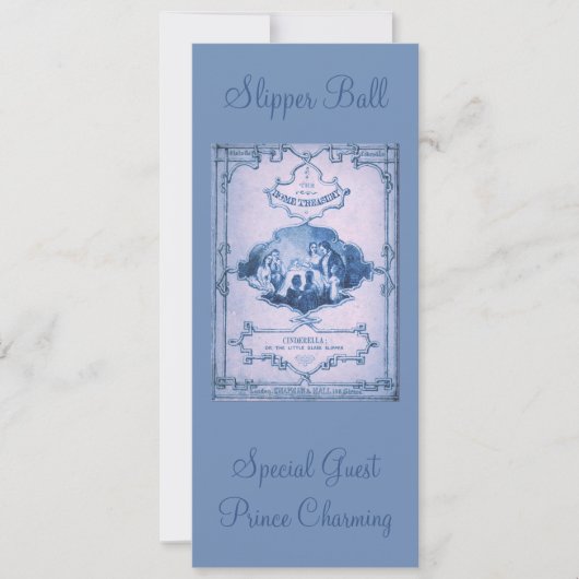 De kleine Glass Slipper 2 Uitnodiging (Voorkant)