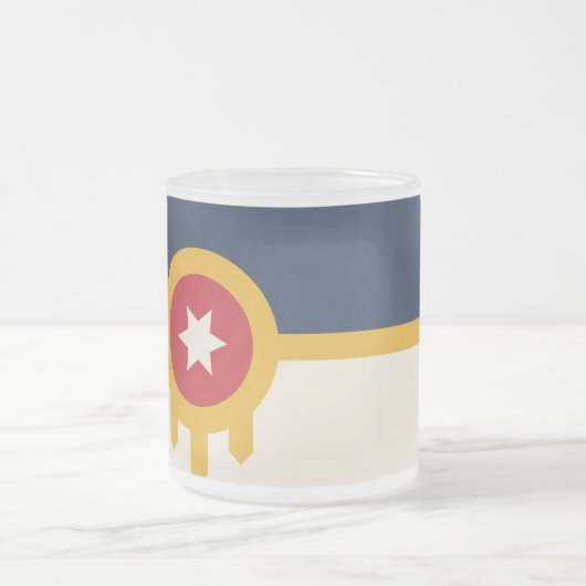 De kleine glazen mok van Tulsa, Oklahoma (Center)