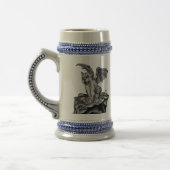 De kleine GOLEM - Gargoyle black kent design Bierpul (Links)