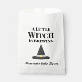 De kleine heks is de zwangerschap van de halloween bedankzakje (Voorkant)