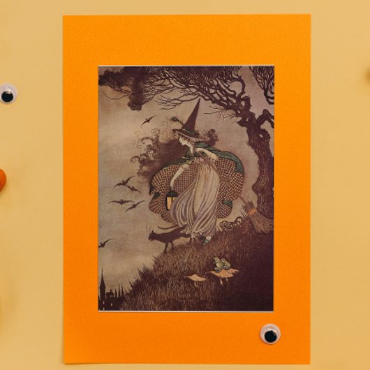 De kleine heks kaart