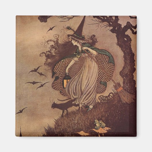 De kleine heks magneet (Voorkant)