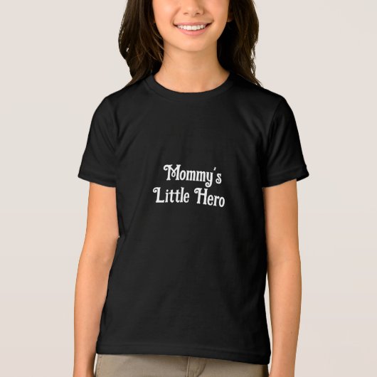 "De kleine held van mama" Tri-Blend Shirt (Voorkant)