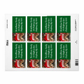 De kleine helper van de Kerstman Etiket (Full Sheet)