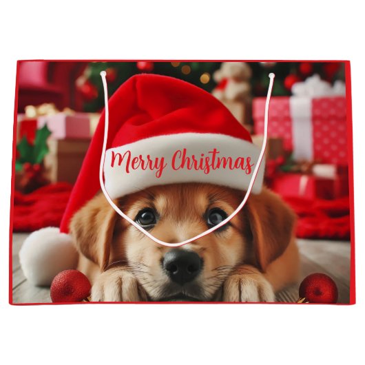 De kleine helper van de Kerstman Groot Cadeauzakje (Voorkant)