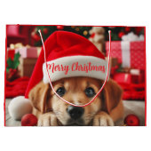 De kleine helper van de Kerstman Groot Cadeauzakje (Achterkant)