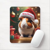 De kleine helper van de Kerstman: het kerstcavia Muismat (Met muis)