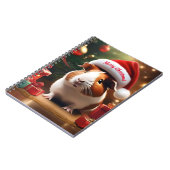 De kleine helper van de Kerstman: het kerstcavia Notitieboek (Linkerzijde)