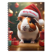 De kleine helper van de Kerstman: het kerstcavia Notitieboek (Voorkant)