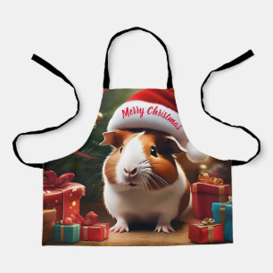 De kleine helper van de Kerstman: het kerstcavia Schort