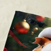 De kleine helper van de Kerstman: het kerstcavia Strandlaken (In situ)