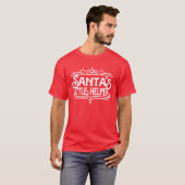 De kleine helper van de kerstman | Kerst T-shirt (Voorkant volledig)