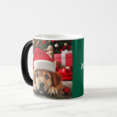 De kleine helper van de Kerstman Magische Mok (Voorkant links)