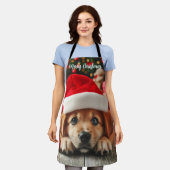 De kleine helper van de Kerstman Schort (Gedragen)