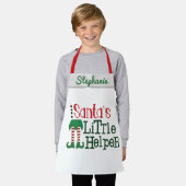 De kleine helper van de klas Santa personaliseert Schort (Gedragen)