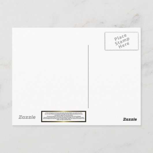 “De Kleine Herder” aquarel van John Bauer Briefkaart (Achterkant)