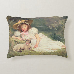 De kleine herderdess decoratief kussen