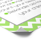 De kleine instructies van het leven, zoals groen poster (Hoek)