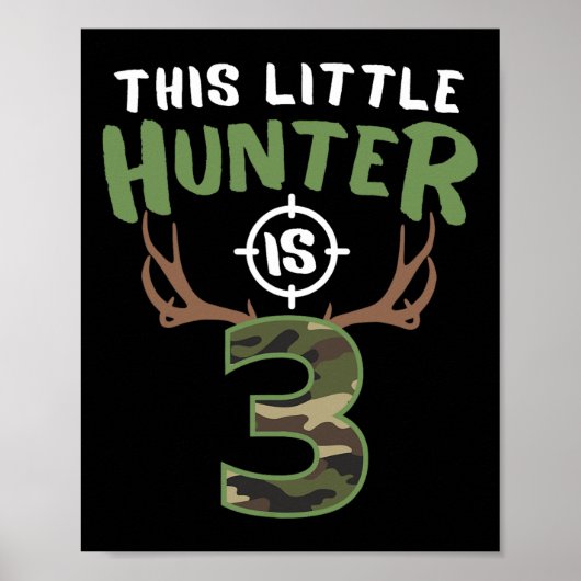 De kleine jager is 3 sterrenjongens van de derde v poster (Voorkant)