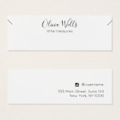 De kleine Kaart van de Vertoning van het Manuscrip (Voorkant /achterkant)