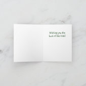 De kleine katten die Iers wilden worden Kaart (Binnen)