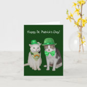 De kleine katten die Iers wilden worden Kaart (Gele Bloem)