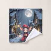 De Kleine Kerstboodschapper. Bad Handdoek (Wasdoekje)