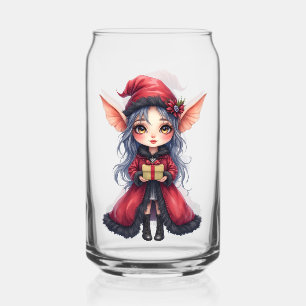De Kleine Kerstboodschapper. Blikvorm Glas