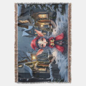 De Kleine Kerstboodschapper.  Deken (Voorkant Verticaal)