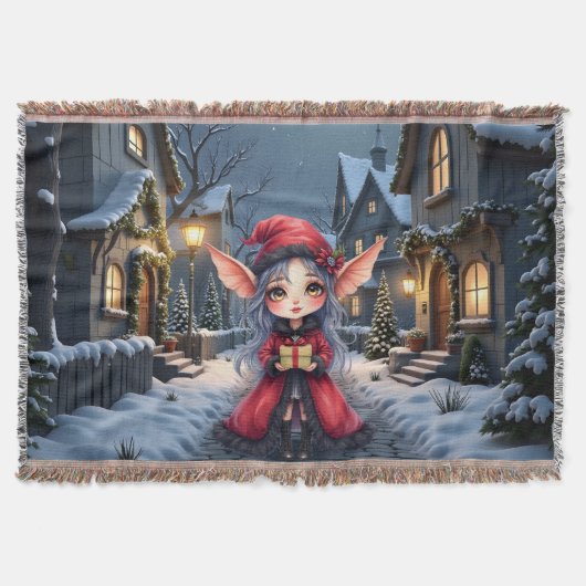 De Kleine Kerstboodschapper.  Deken (Voorkant)