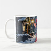 De Kleine Kerstboodschapper. Koffiemok (Links)