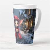 De Kleine Kerstboodschapper. Latte Mok (Rechterhoek)