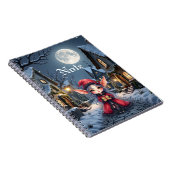 De Kleine Kerstboodschapper.  Notitieboek (Rechterzijde)