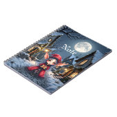 De Kleine Kerstboodschapper.  Notitieboek (Linkerzijde)