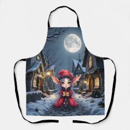 De Kleine Kerstboodschapper. Schort