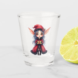 De Kleine Kerstboodschapper. Shot Glas