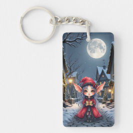 De Kleine Kerstboodschapper. Sleutelhanger