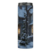 De Kleine Kerstboodschapper. Thermosbeker (Achterkant)