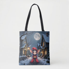 De Kleine Kerstboodschapper. Tote Bag