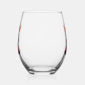 De Kleine Kerstboodschapper. Wijnglas Zonder Voet (Links)