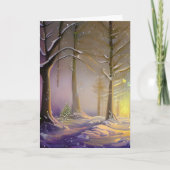 De kleine kerstboom in het bos kaart (Voorkant)