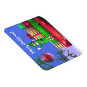 De kleine Kerstmis Elf die op cadeaus staat Magneet (Rechterzijde)